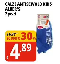 Tigros Calze antiscivolo kids ALBER'S 2 pezzi offerta