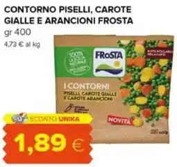 Oasi Contorno piselli, carote gialle e arancioni FROSTA offerta