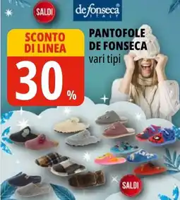 Tigros Pantofole DE FONSECA offerta