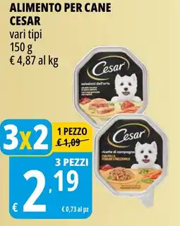 Tigros Alimento per cane CESAR offerta
