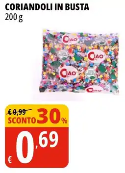 Tigros Coriandoli in busta offerta