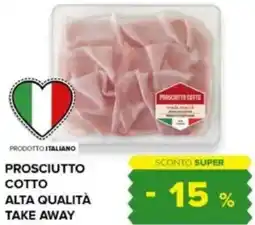 Oasi Prosciutto cotto alta qualità take away offerta