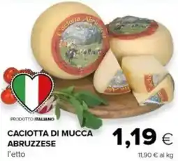 Oasi Caciotta di mucca abruzzese offerta