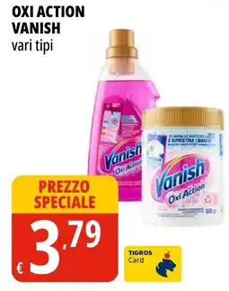 Tigros Oxi action VANISH offerta