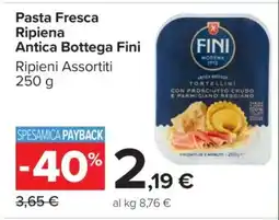 Carrefour Pasta Fresca Ripiena Antica Bottega Fini offerta