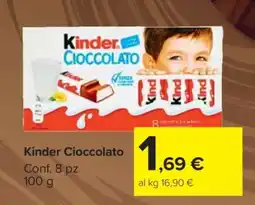 Carrefour Kinder Cioccolato offerta
