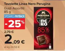 Carrefour Tavolette Linea Nero Perugina offerta
