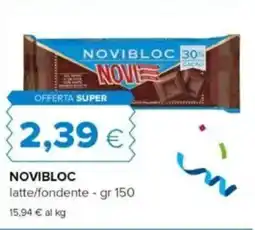 Tigre NOVIBLOC latte/fondente offerta