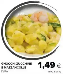 Oasi Gnocchi zucchine e mazzancolle offerta