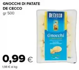 Oasi Gnocchi di patate DE CECCO offerta