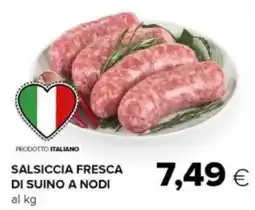 Tigre Salsiccia fresca di suino a nodi offerta