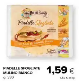 Tigre Piadelle sfogliate MULINO BIANCO offerta