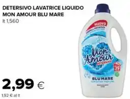 Oasi Detersivo lavatrice liquido mon amour blu mare offerta