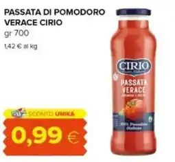 Tigre Passata di pomodoro verace CIRIO offerta