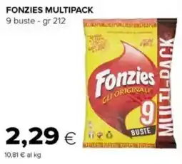 Tigre Fonzies multipack 9 buste offerta