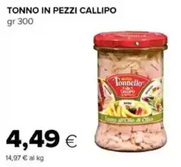 Tigre Tonno in pezzi callipo offerta