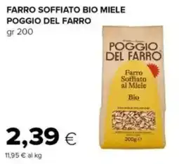 Tigre Farro soffiato bio miele POGGIO DEL FARRO offerta
