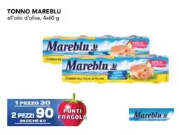 Esselunga TONNO MAREBLU all'olio d'oliva offerta