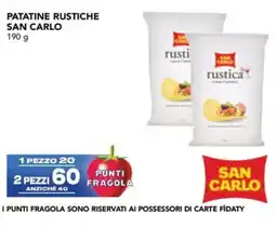 Esselunga Patatine rustiche SAN CARLO offerta