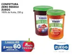 Esselunga Confettura zero residui zuegg 100% da frutta offerta