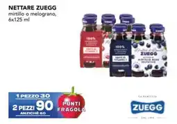 Esselunga Nettare zuegg mirtillo o melograno offerta