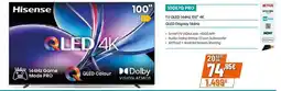 Expert Hisense QLED 4K 100E7Q PRO offerta