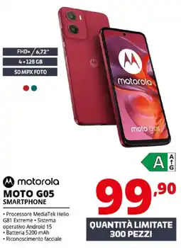 Comet motorola MOTO G05 SMARTPHONE offerta