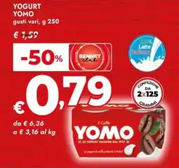 Bennet Yogurt YOMO offerta