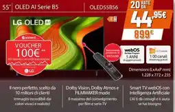 Expert LG 55" OLED AI Serie B5 OLED55B56 offerta
