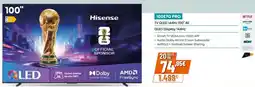 Expert Hisense 100E7Q PRO TV QLED 144HZ 100" 4K QLED Display 144Hz offerta