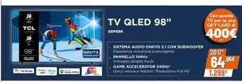 TCL TV QLED 98" 98P89K
