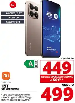 Comet xiaomi 15T SMARTPHONE offerta