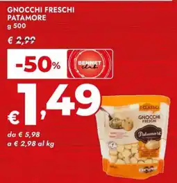 Bennet Gnocchi freschi PATAMORE offerta