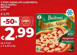 Bennet 2 pizze surgelate margherita bella napoli BUITONI offerta