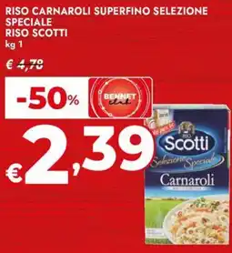 Bennet Riso carnaroli superfino selezione speciale RISO SCOTTI offerta