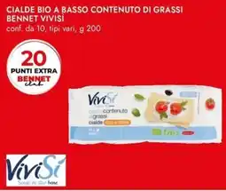 Bennet Cialde bio a basso contenuto di grassi bennet VIVISÌ offerta