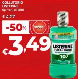 Bennet Collutorio LISTERINE offerta