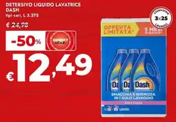 Bennet Detersivo liquido lavatrice DASH offerta