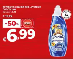 Bennet Detersivo liquido per lavatrice COCCOLINO offerta