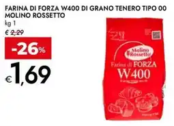 Bennet Farina di forza W400 di grano tenero tipo 00 MOLINO ROSSETTO offerta