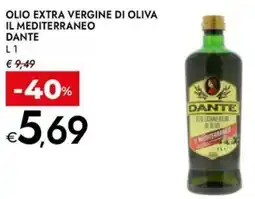 Bennet Olio extra vergine di oliva il mediterraneo DANTE offerta