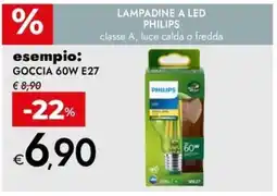 Bennet Philips goccia 60W E27 offerta