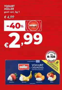 Bennet Yogurt MÜLLER offerta