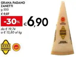 Bennet Grana padano ZANETTI offerta