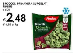 Bennet Broccoli primavera surgelati FINDUS offerta