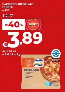 Bennet Caciucco surgelato FROSTA offerta