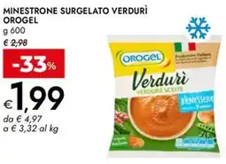 Bennet Minestrone surgelato verduri OROGEL offerta