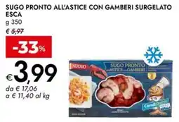 Bennet Sugo pronto all'astice con gamberi surgelato ESCA offerta
