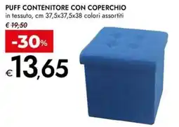 Bennet PUFF CONTENITORE CON COPERCHIO offerta