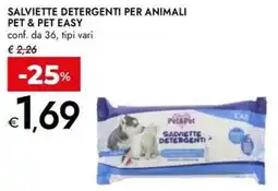 Bennet Salviette detergenti per animali PET & PET EASY offerta